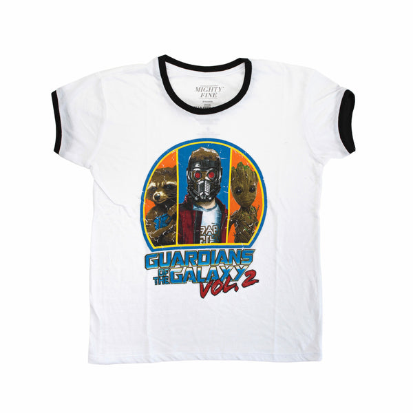 Guardians of the Galaxy Vol. 2 Retro Guardians Graphic Juniors T-Shirt