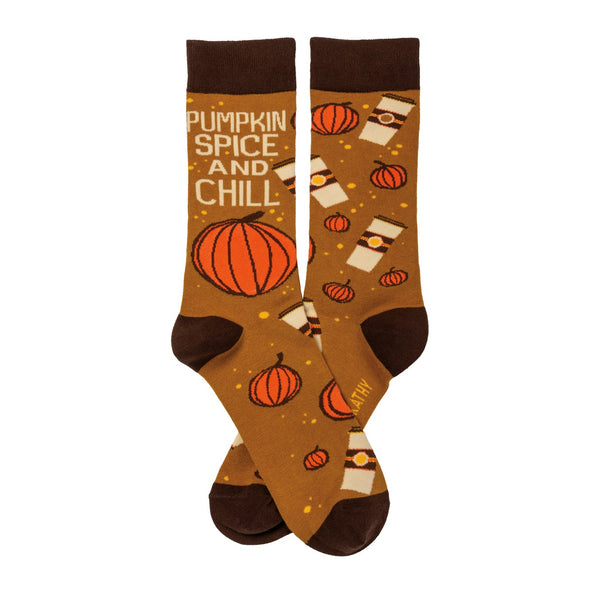 Pumpkin Spice Crew Socks
