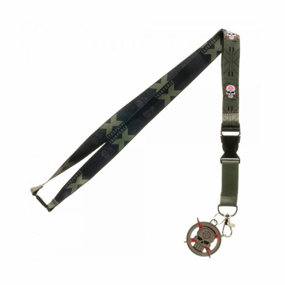 DC Comics Suicide Squad Taskforce X Charm Lanyard