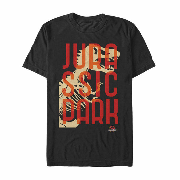 Jurassic Park Dino Bones Logo Graphic T-Shirt