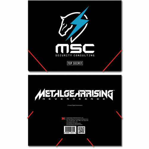 Metal Gear Rising Maverick Elastic Band Pp Document Folder
