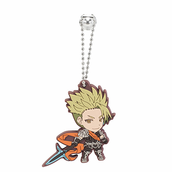 Fate/Apocrypha Achilles Capsule Rubber Mascot PVC Keychain