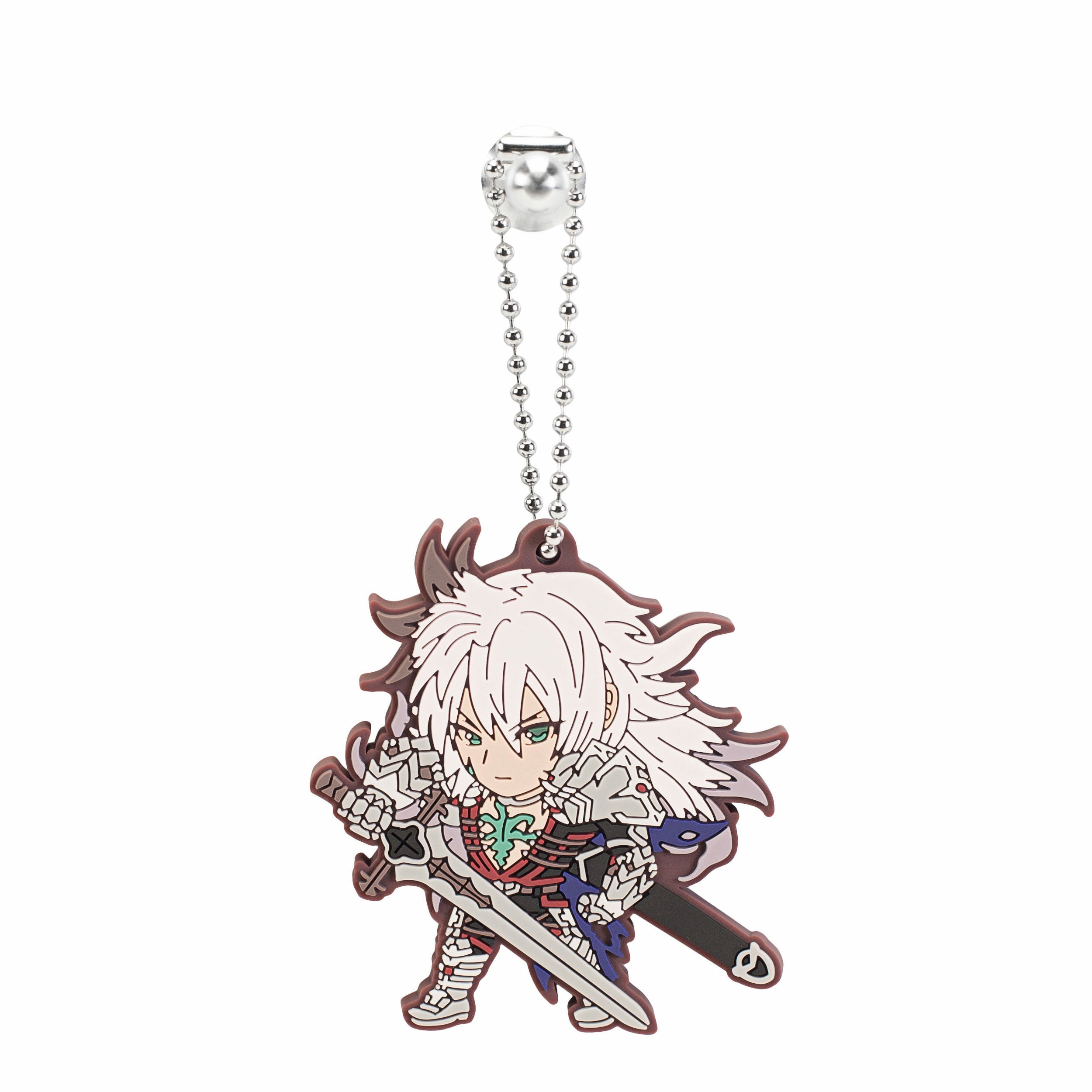 Fate/Apocrypha Siegfried Capsule Rubber Mascot PVC Keychain