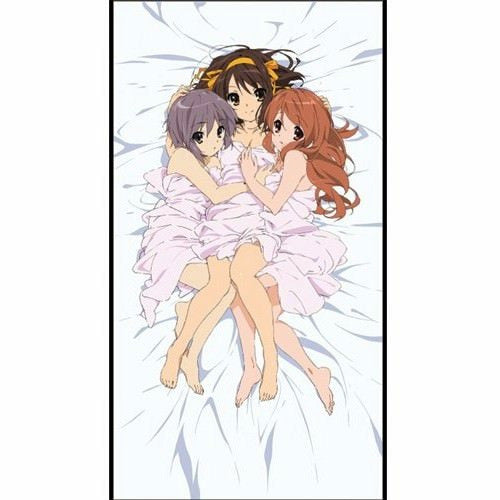 Haruhi Season 2 Haruhi, Yuki, Mikuru Big Pillow 13.5" X 25.5"