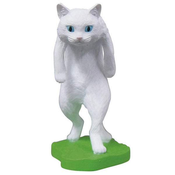 Cat Kitten Stoop Capsule Desktop Figure Part 1- White