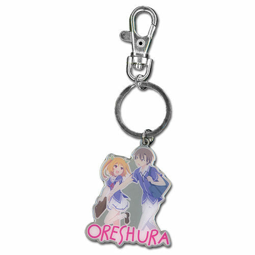 Oreshura Chiwa & Eita Metal Keychain