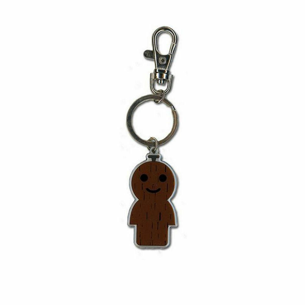 Blast Of Tempest Wooden Doll Metal Keychain