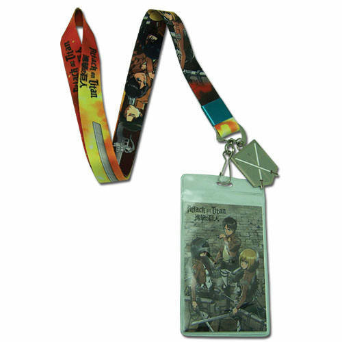 Attack On Titan Group And Sword Lanyard