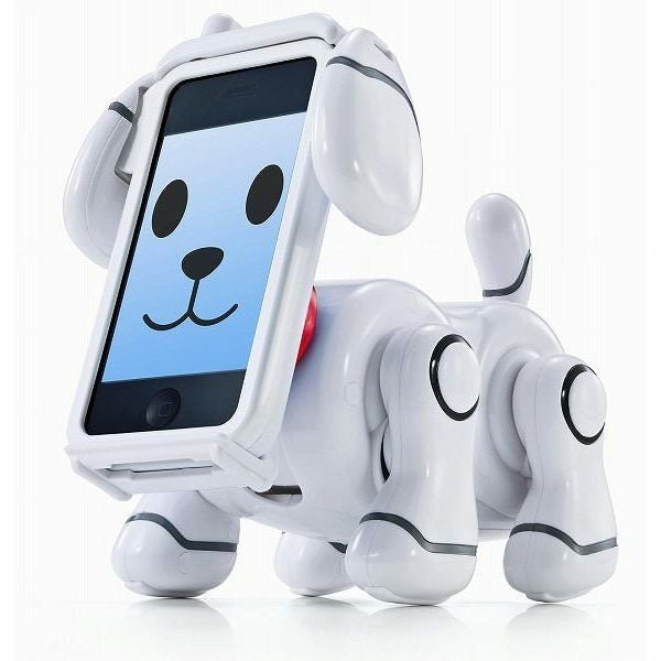 BANDAI Smart Pet SMP-501W White Dog Robot for iPhone