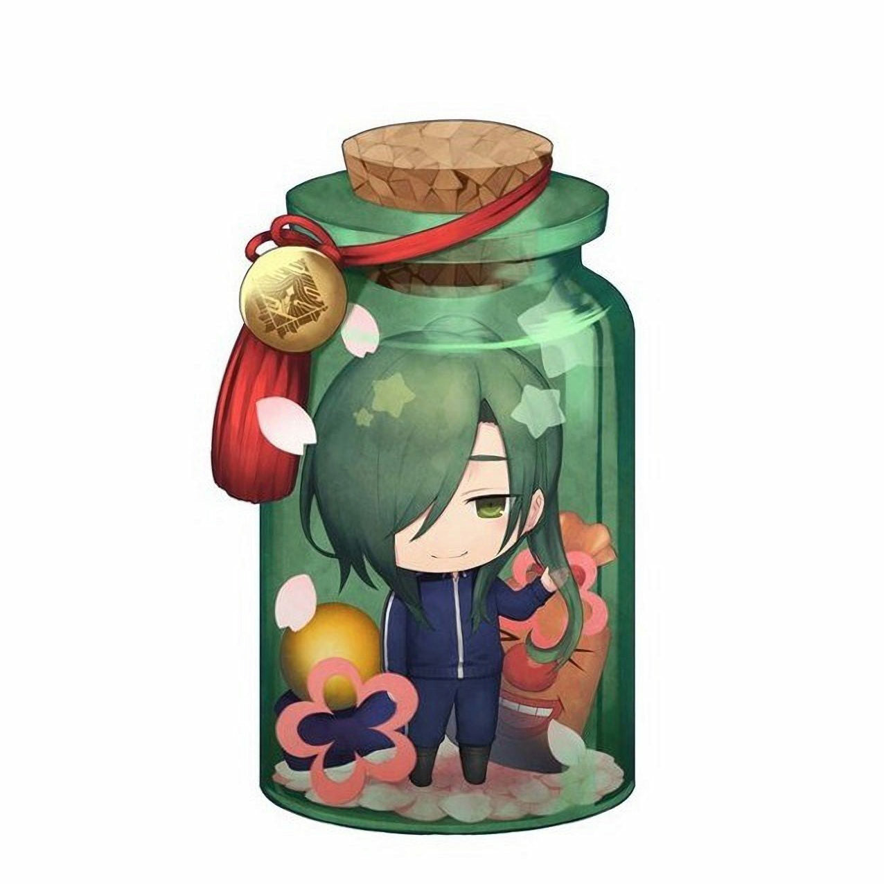 Touken Ranbu Hanamaru Nikkari Aoe Acrylic CharaToria Keychain