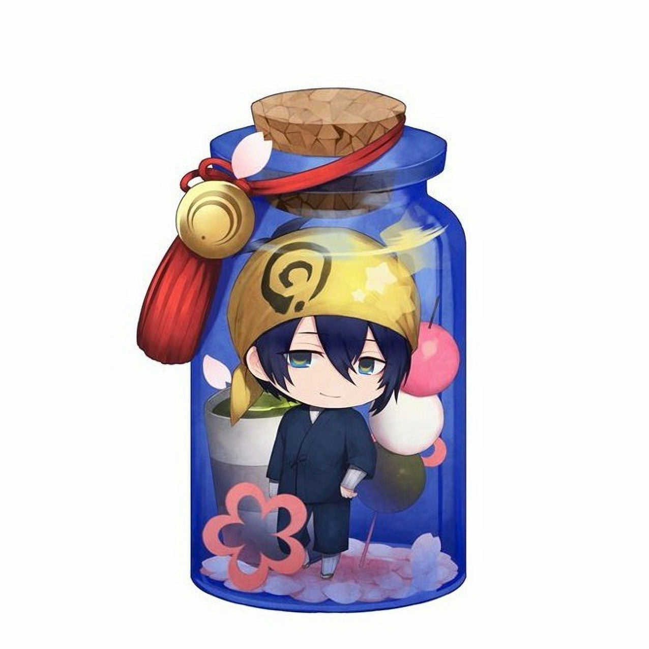 Touken Ranbu Hanamaru Mikazuki Munechika Acrylic CharaToria Keychain