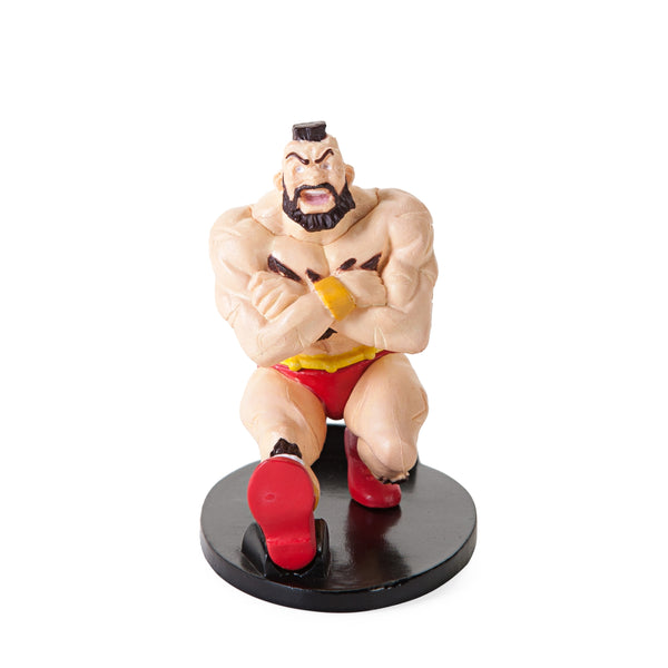 Street Fighter II Desktop Zangief Hopak Dance Phone Stand Mini Figure