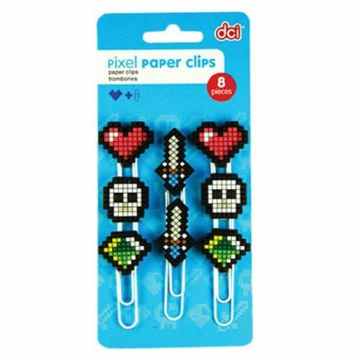 DCI Pixel Paper Clips Set of 8