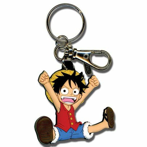 One Piece Chibi Luffy PVC Keychain