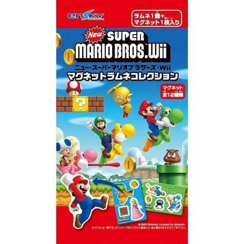 New Super Mario Brothers WII Magnets Candy Collection (1 Random Piece)