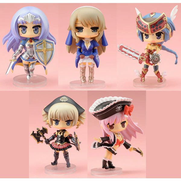 Queen's Blade Rebellion Mini Chibi PVC Figures (Display of 8)