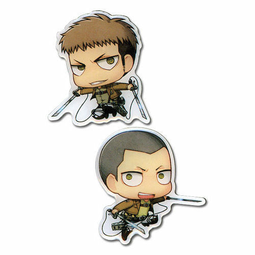 Attack On Titan Jean and Connie Metal Pins