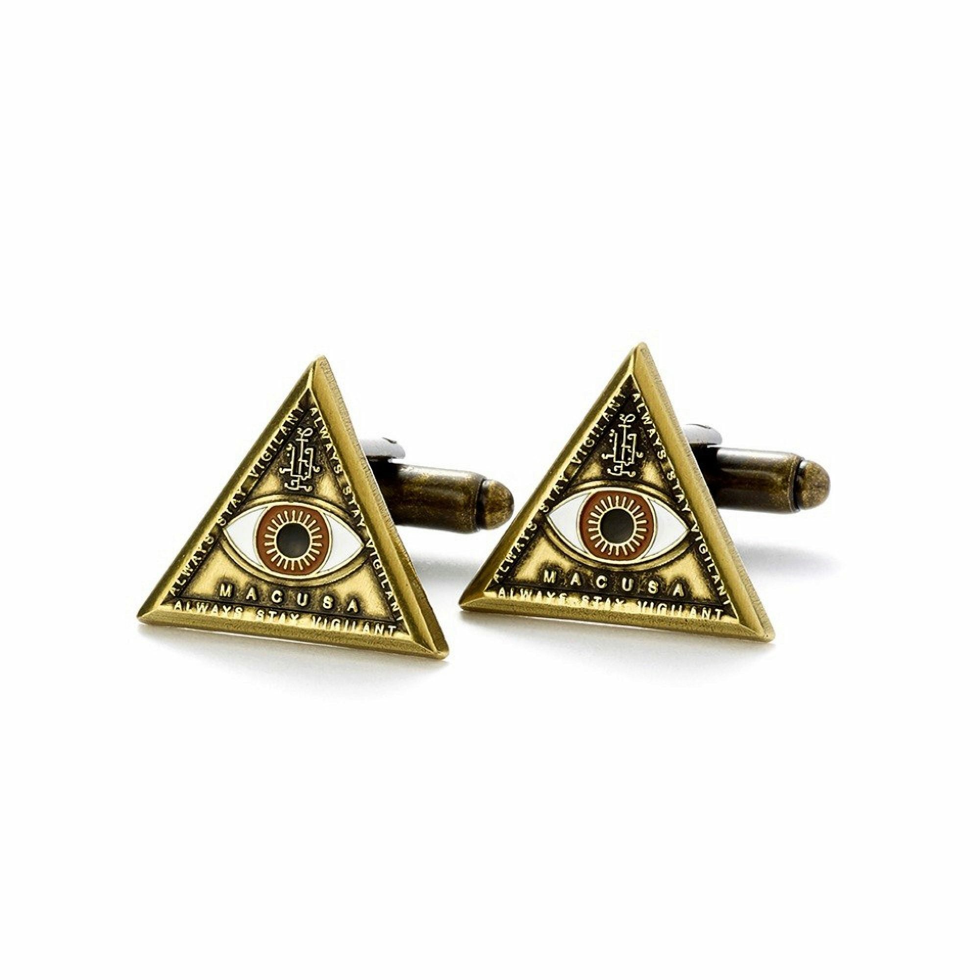 Fantastic Beasts and Where to Find Them MACUSA Triangle Eye Cufflinks