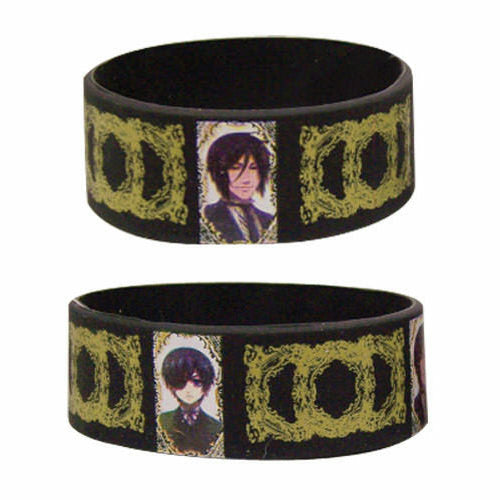 Black Butler Sebastian & Ciel PVC Wristband