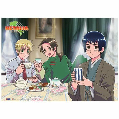 Hetalia Tea Time Wall Scroll