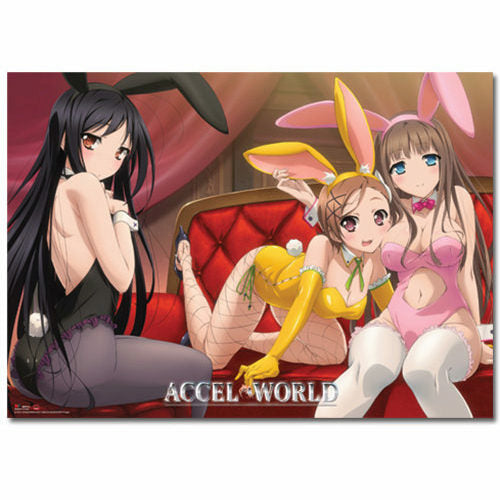 Accel World Bunny Girls Wallscroll