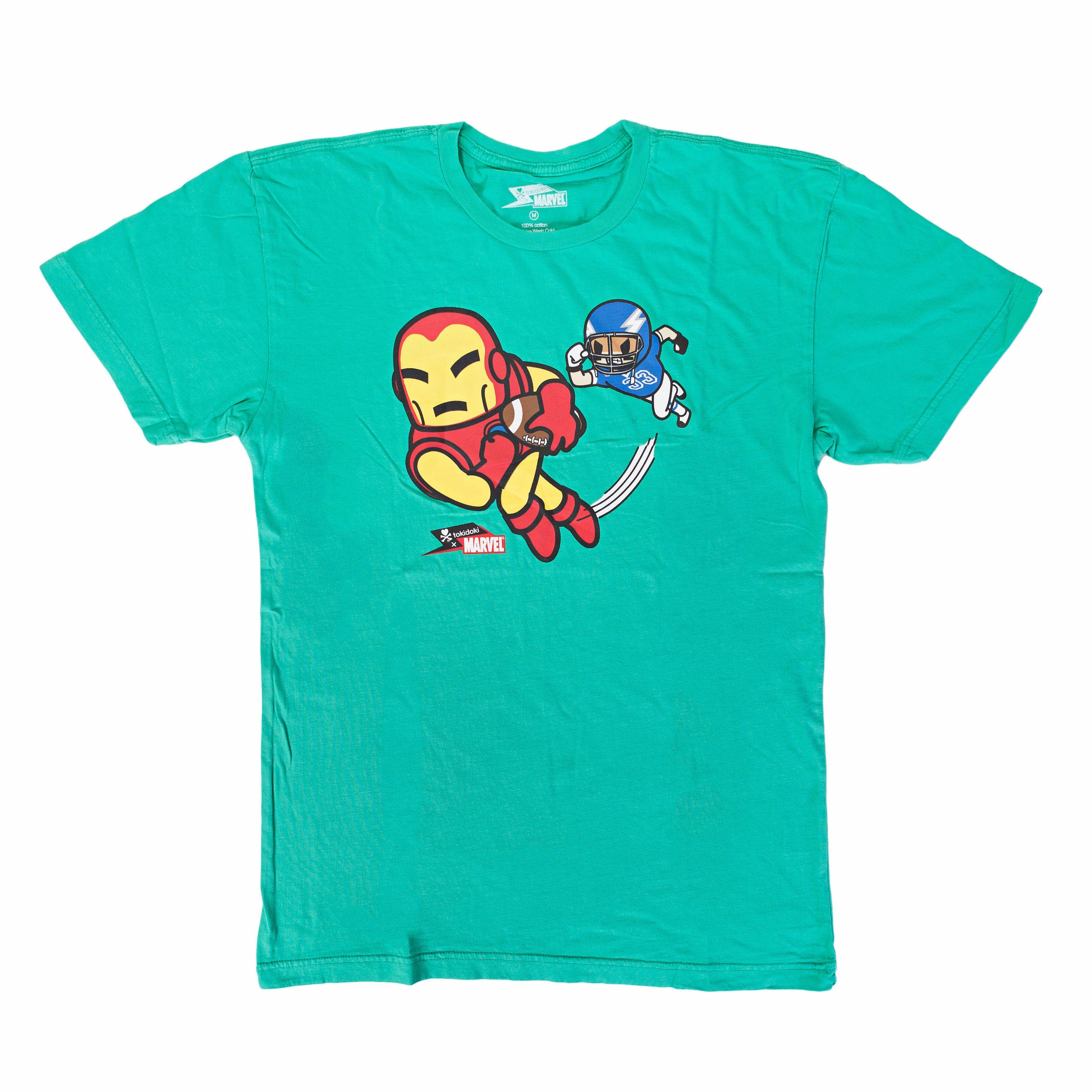 Tokidoki X Marvel Ironman Touchdown Green T-Shirt