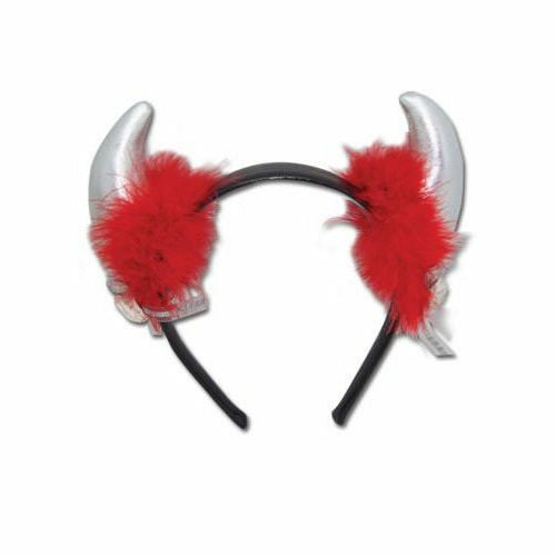 Devil Horn Headband Devil Silver Headband