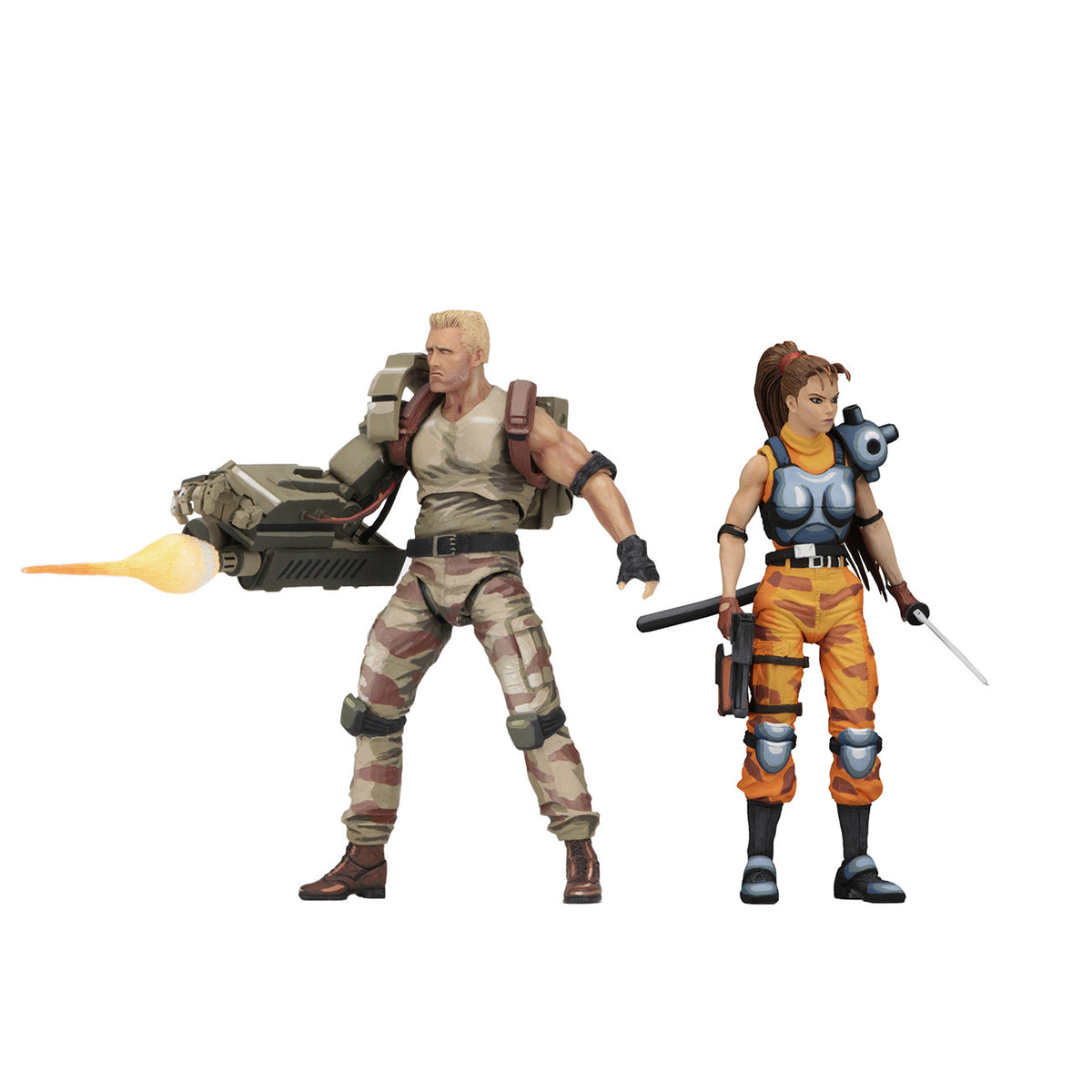 NECA Alien vs Predator (Arcade Appearance) - 7” Scale Action Figures -  Dutch & Linn 2-Pack