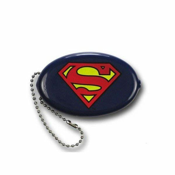 DC Comics Superman Navy Blue Coin Purse Keychain