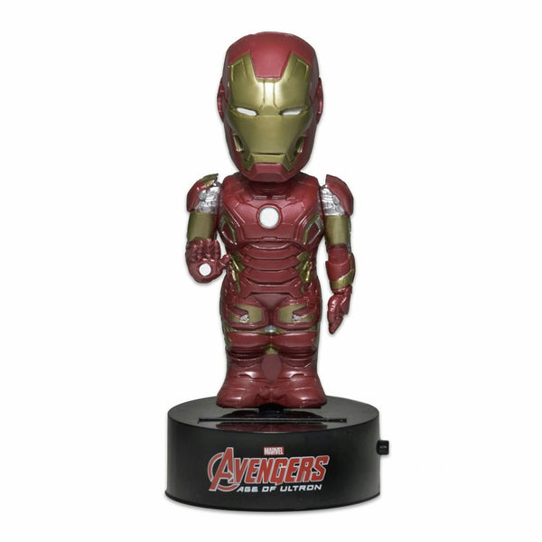 Neca Avengers Age of Ultron Iron Man Solar Powered Body Knocker