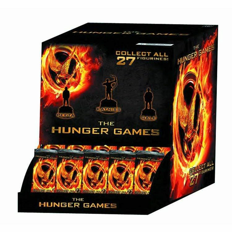 The Hunger Games Collectible Figures set of 6. All original packaging  included