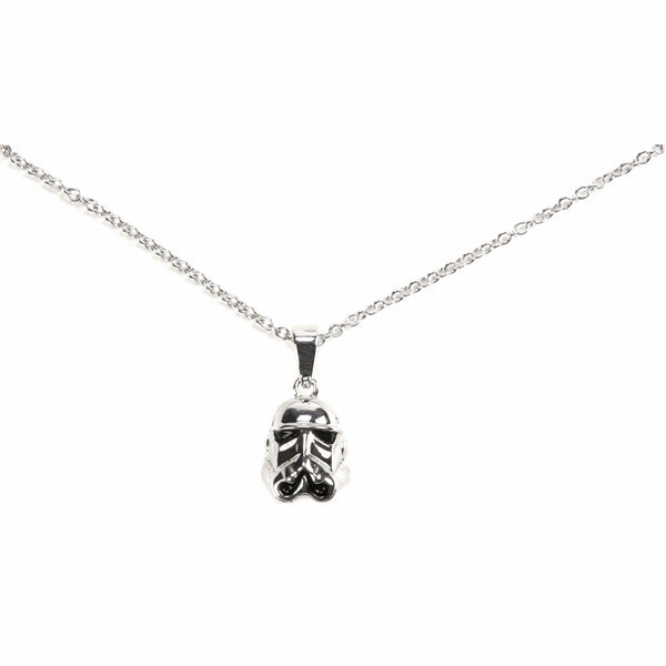 Star Wars Stormtrooper Small Pendant Stainless Steel Necklace