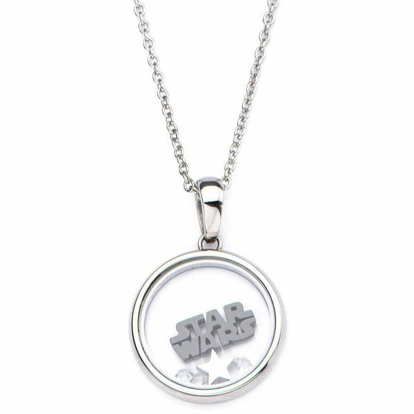 Star Wars Logo Beads Pendant Stainless Steel Necklace