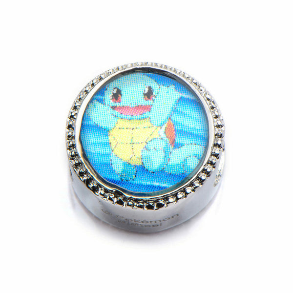 Pokemon Squirtle Water Drop Bead Stainless Steel Charm