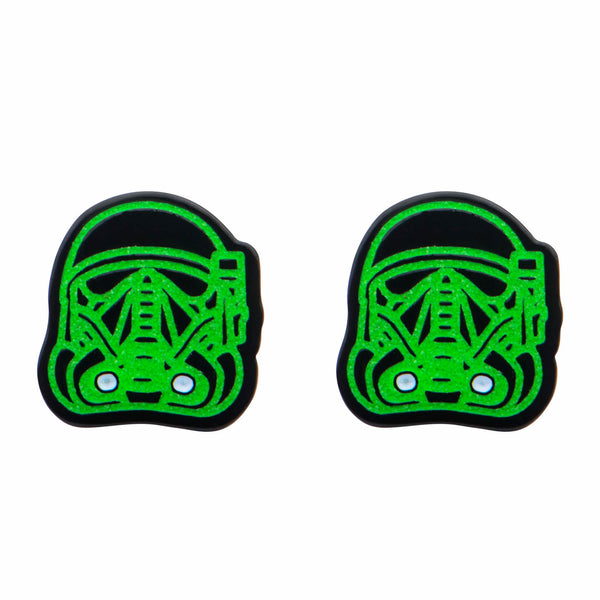 Star Wars Rogue One Death Trooper 316L Stainless Steel Glow Stud Earrings