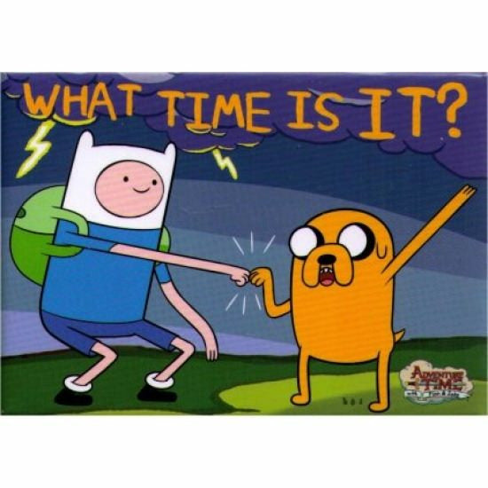 Adventure Time What Time Is It Magnet