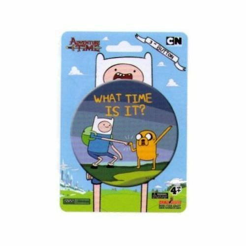 Adventure Time What Time Is It 3 inch Button
