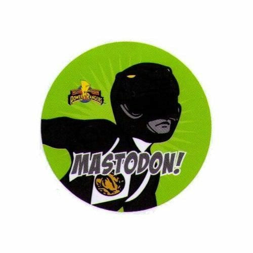 Mighty Morphin Power Rangers Mastodon 1.25 Inch Button