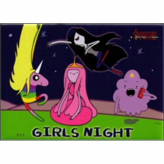 Adventure Time Girls Night Magnet