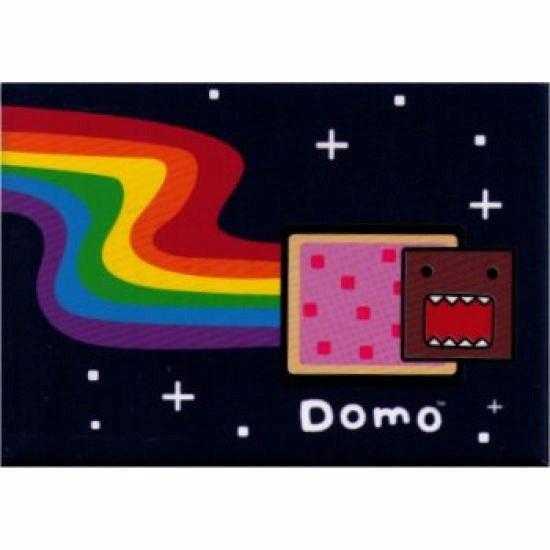 Domo Pop Tart Rainbow Magnet