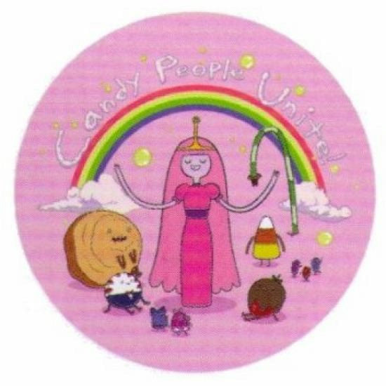 Adventure Time Candy People United 1.25 Inch Button