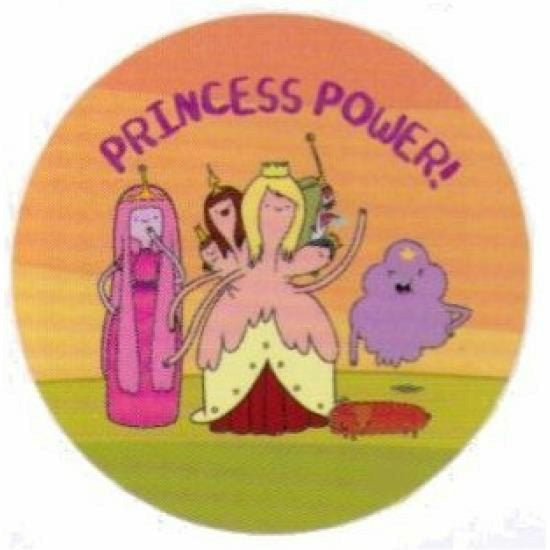 Adventure Time Princess Power 1.25 Inch Button