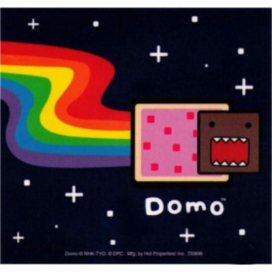 Domo Rainbow Tart Domo Sticker