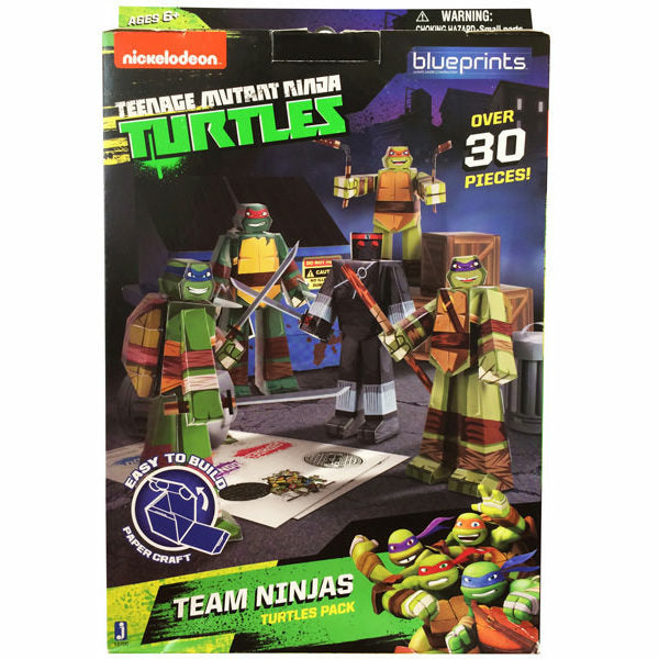 Teenage Mutant Ninja Turtles Papercraft Set