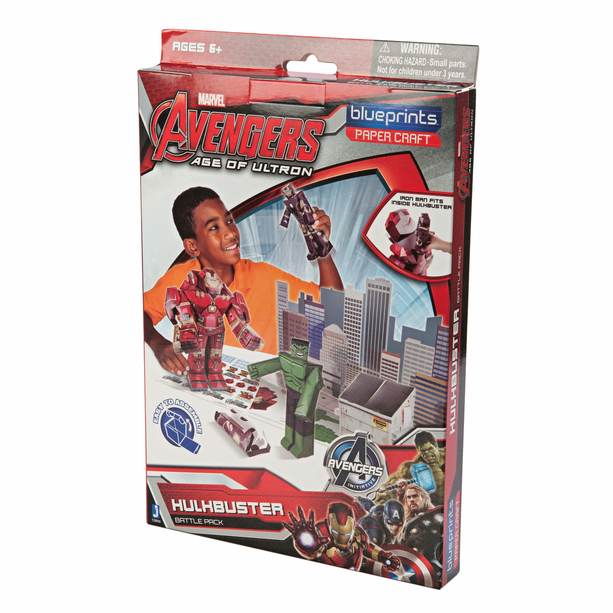 Marvel Avengers Age Of Ultron Hulkbuster Battle Pack Paper Craft Model Kit