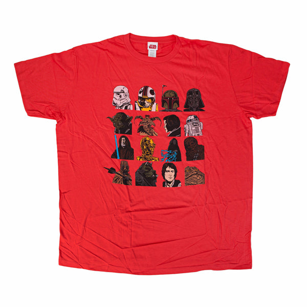 Star Wars Head Count Strawberry Red T-Shirt