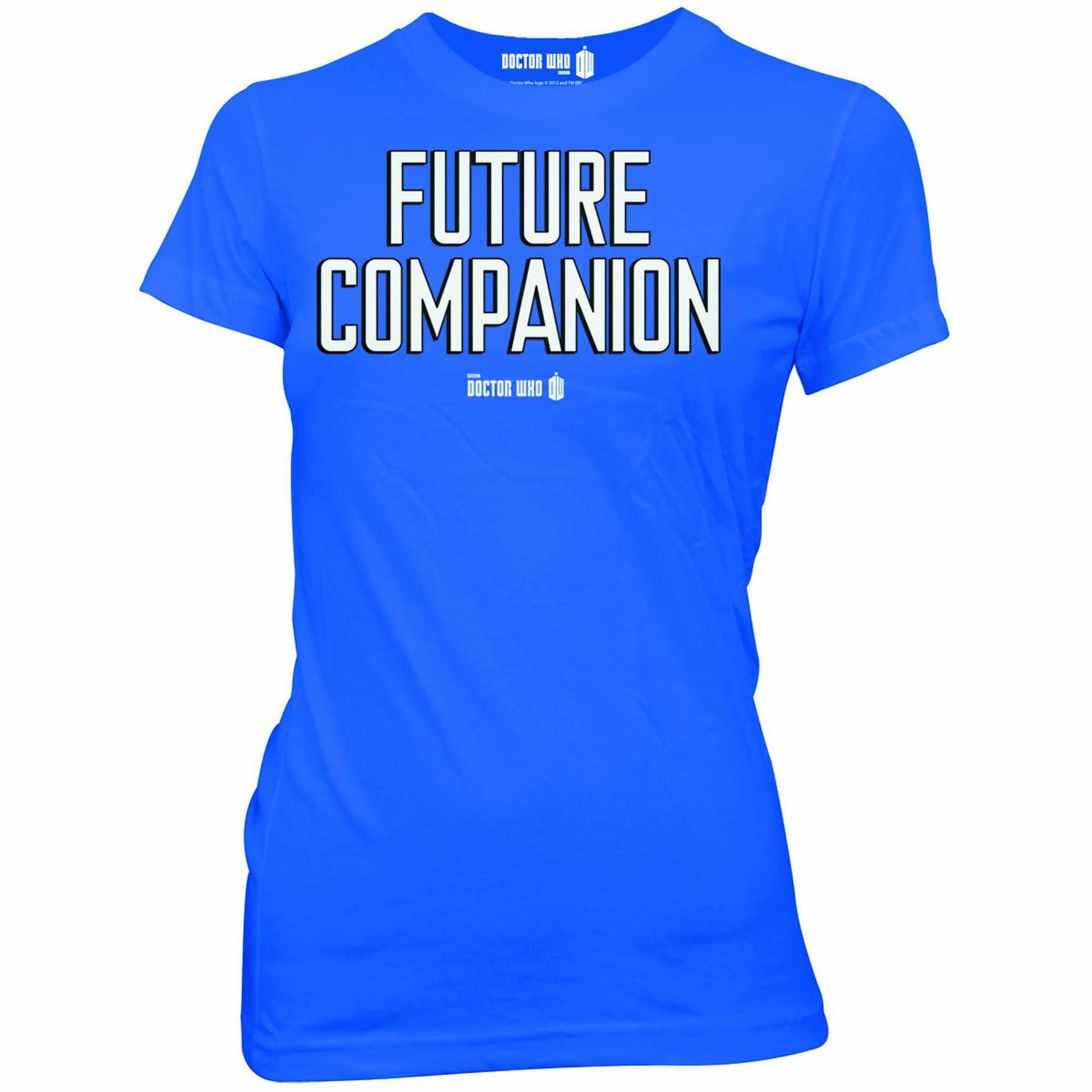 Doctor Who Future Companion Blue Juniors T-Shirt