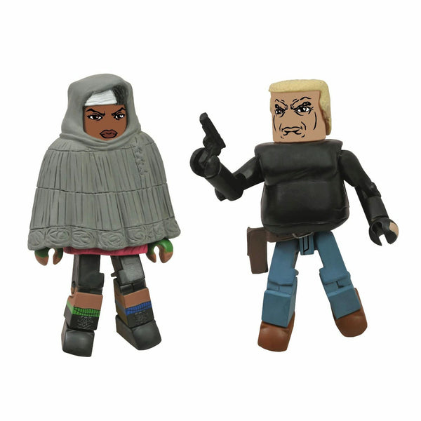 The Walking Dead Minimates: Series 4 Michonne and Bruce Action Figure