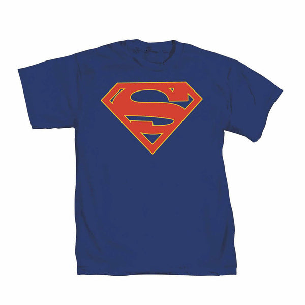 DC Comics Supergirl TV Symbol Juniors Blue T-Shirt