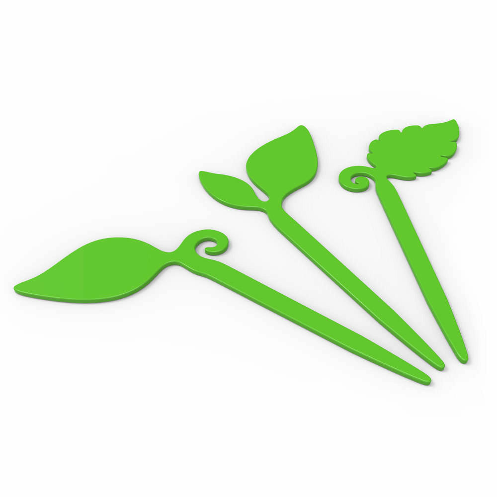 Yard Goods Leaf Garden Markers